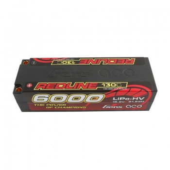 Gens ace Redline Series 6000mAh 15.2V 130C 4S1P HardCase HV Ultra LCG LiPo Battery